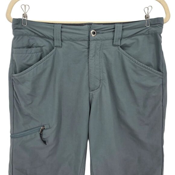 Patagonia Mens 30 Shorts Quandary 12 in Gray Nylon Pockets Outdoor Hiking - Picture 2 of 12
